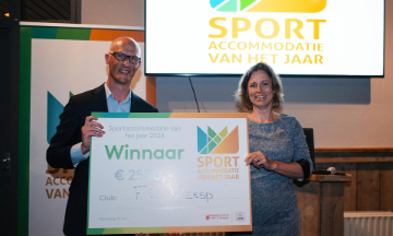 Voetbalvereniging Weesp wint titel Sportaccommodatie van het Jaar 2024