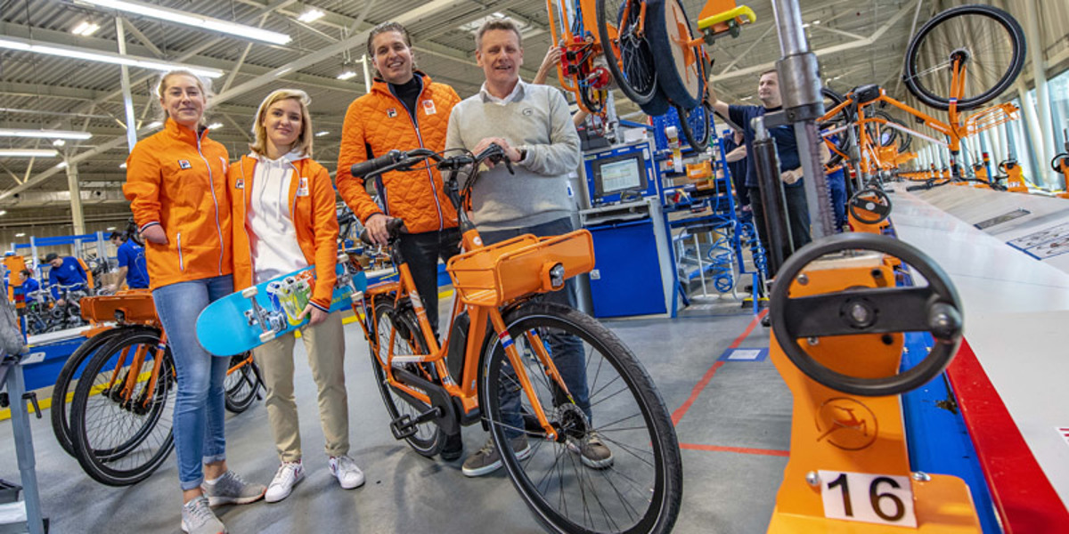 TeamNL rijdt tijdens Tokyo2020 op e-bikes van Gazelle