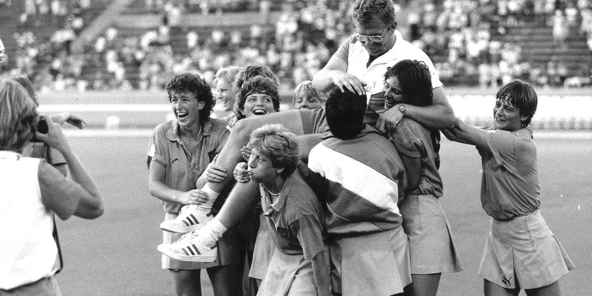 Hockeyvrouwen Los Angeles 1984