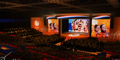 Nederlandse sport vieren in Oranje TeamNL Huis Parijs