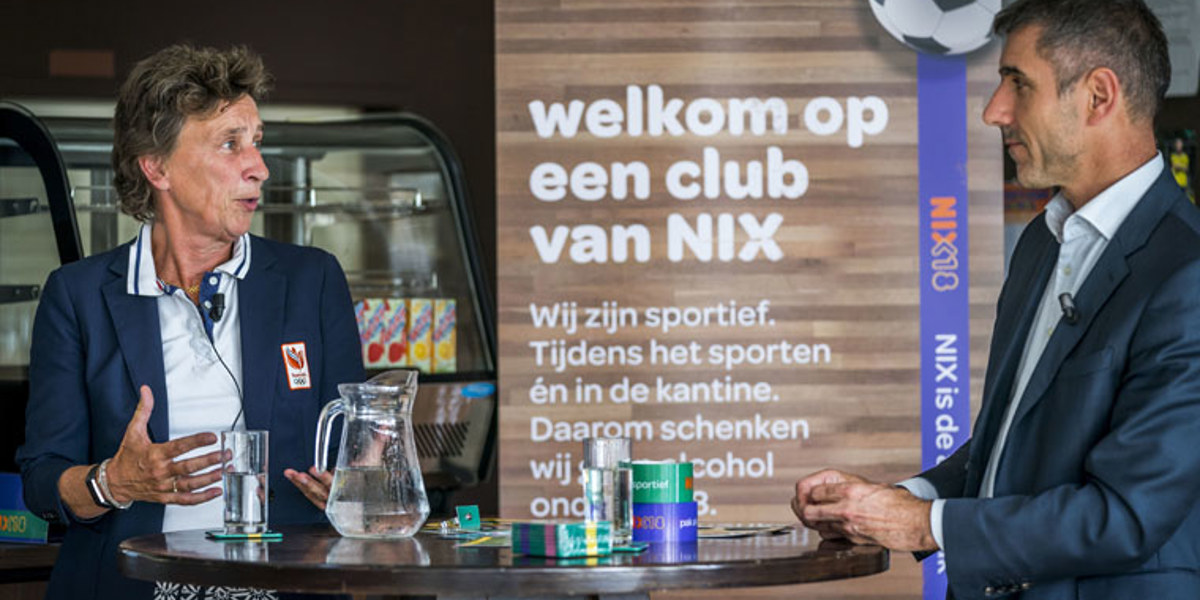 ‘NIX18, wel zo sportief’ steunt kantinepersoneel bij naleven alcoholverbod jongeren