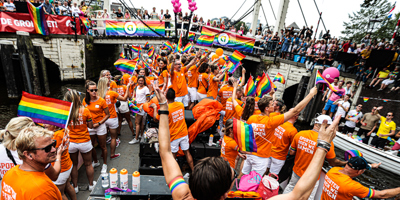 Nederlandse sport aanwezig op Canal Parade 2022. Sport jij ook mee?