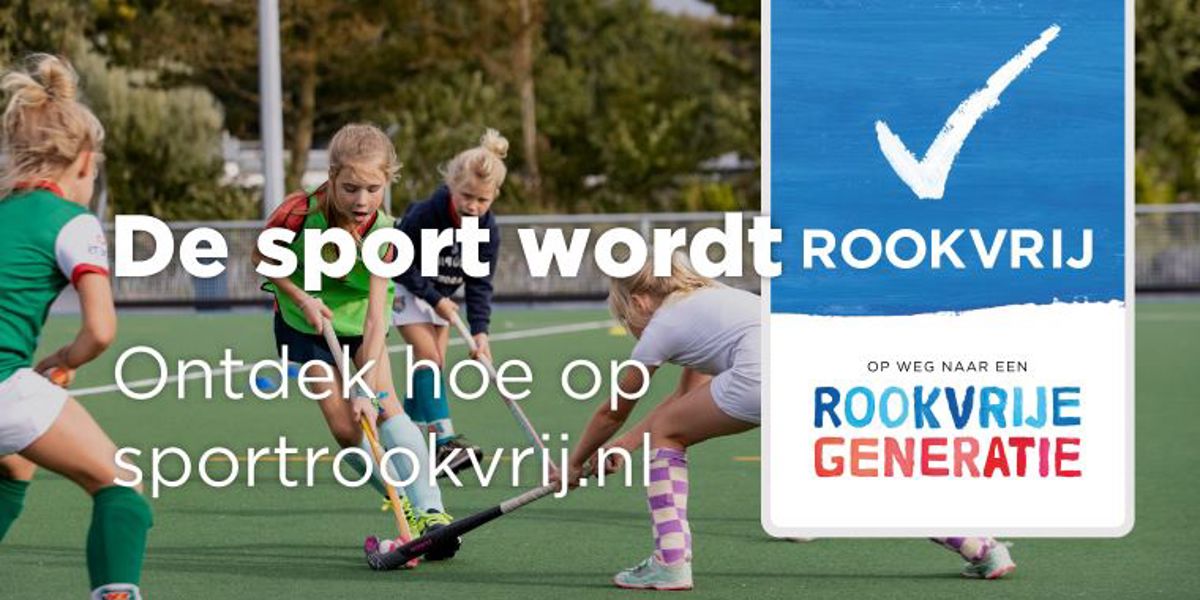 De sport wordt rookvrij