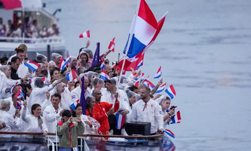 Franse president Macron opent dertigste Olympische Zomerspelen