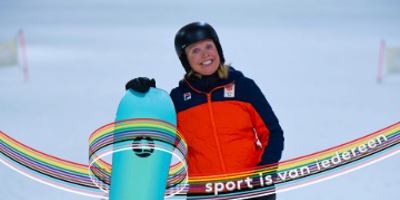 Ex-paralympiër Renske van Beek: 'Snowboarden liet me ontdekken wie ik ben'