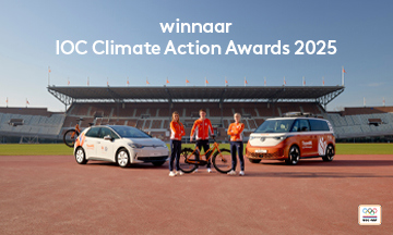NOC*NSF krijgt klimaatprijs IOC voor duurzaam vervoer sporters 