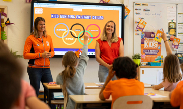 Dafne Schippers trapt in Utrecht af met TeamNL Kids