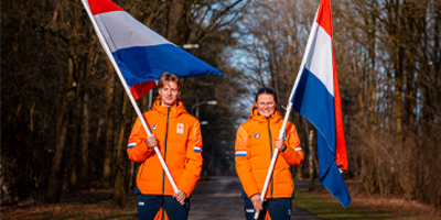 Kimberley Bos en Jens van ’t Wout vlaggendragers voor TeamNL