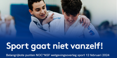 NOC*NSF roept politiek in aanloop naar debat op in actie te komen voor de sport in Nederland