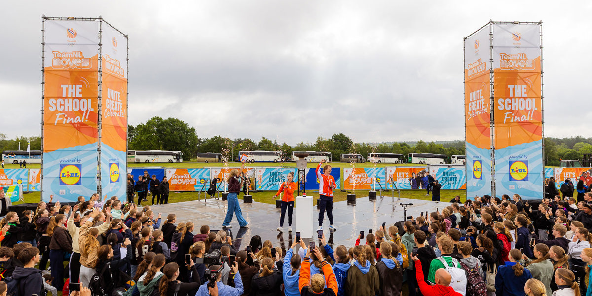 Duizenden scholieren in beweging tijdens vernieuwde TeamNL Moves-finaledag