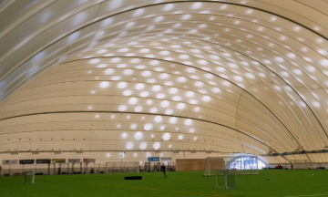 Zorgt jouw innovatie voor duurzame overkappingen van sportvelden?