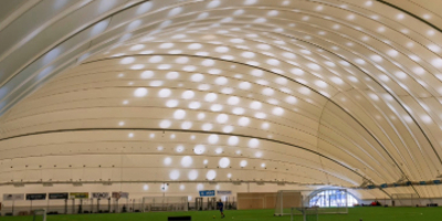 Zorgt jouw innovatie voor duurzame overkappingen van sportvelden?