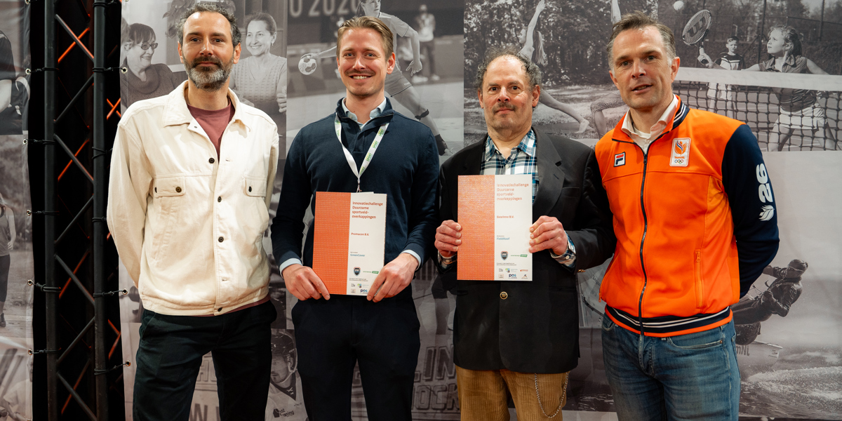 Winnaars innovatie challenge bouwen duurzame sportveldoverkappingen in Arnhem